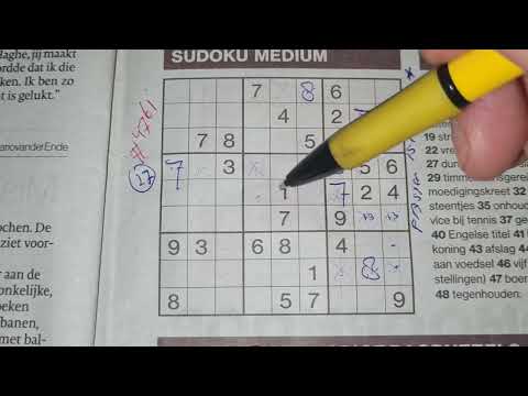 Russian Missiles in shopping mall. (#4761) Medium Sudoku puzzle 06-20-2022 (No Additional today)