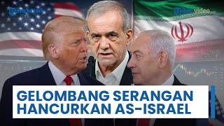 Update Perang Timur Tengah: 100 Gelombang Serangan Iran Buat Kekuatan Militer AS & Israel Hancur