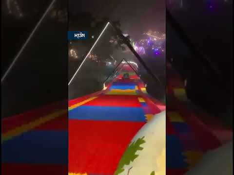 Se salió del tobogán y murió. Mujer fallece en atracción extrema en Norte de Santander