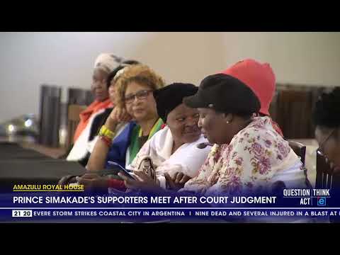 Prince Simakade's supporters meet after court judgment