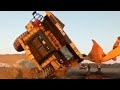 Overturned dump truck. Let's repeat.