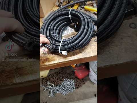Evil energy 6an ls swap fuel line comparison #lsswap #diy #meow