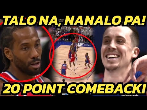 GRABE! INSANE COMEBACK! TANGGAL ANGAS NG PISTONS! HALIMAW SI KAWHI! SOBRANG LAKAS NG CLIPPERS NGAYON