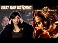 *crazy good* The Hunger Games MOVIE REACTION (first time watching)
