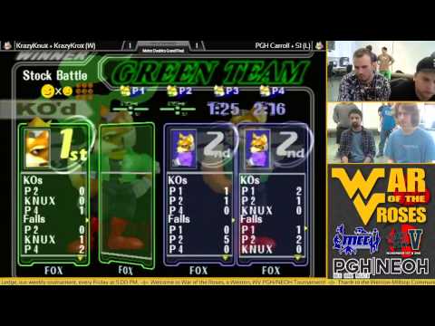 WotR | KrazyKnux & KrazyKrox vs. PGH Carroll & S1 | Melee Doubles Grand Finals