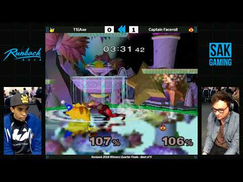 Runback 2018 Winners Quarter Finals - TS|Axe (Pikachu) vs Captain Faceroll (Sheik)
