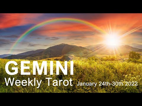 GEMINI WEEKLY TAROT "A SUCCESSFUL COMPLETION GEMINI! BRAND NEW PATH BEGINS" January 24th-30th 2022