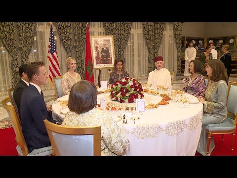 جلالة الملك يقيم مأدبة عشاء على شرف السيدة إيفانكا ترامب