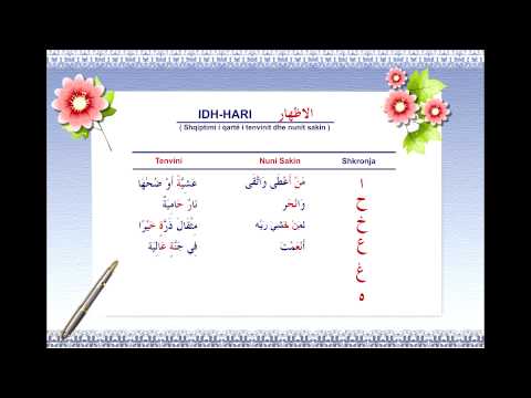 Rregullat e tenvinit dhe nunit sakin IDH-HARI HD Texhvidi