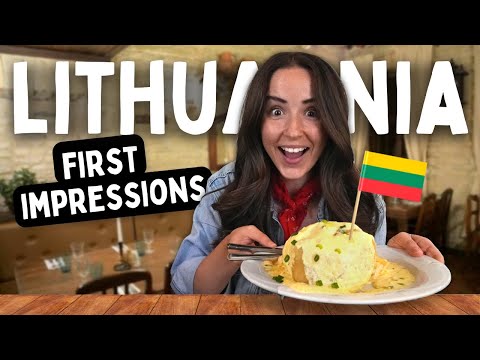 LITHUANIA SURPRISED US! (Best of Vilnius & Lithuanian Food) ????????