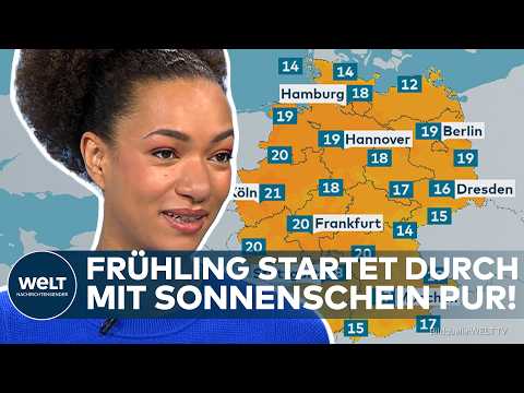 Video Thumbnail: DEUTSCHLAND: Frühling zeigt sich von seiner schönsten Seite! Temperaturen steigen landesweit!