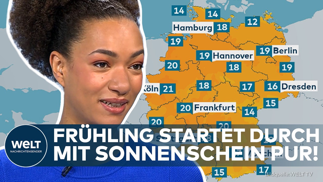 DEUTSCHLAND: Frühling zeigt sich von seiner schönsten Seite! Temperaturen steigen landesweit!