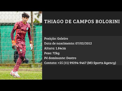 Thiago de Campos Bolorini - Goleiro (2012) - Copa São Ludgero 2025