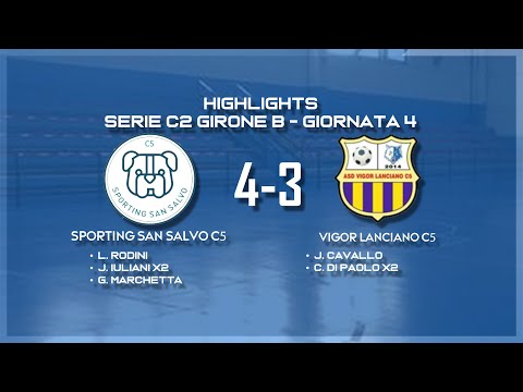 Sporting S. Salvo C5 - Vigor Lanciano C5 - HIGHLIGHTS - Serie C2/B Giornata 4 - 01/11/25