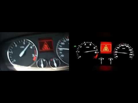 0-130 Renault Laguna III GT 2.0DCI MT vs Renault Laguna III 2.0t AT chip