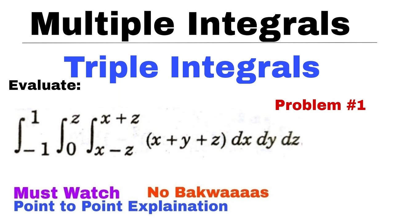 Triple Integrals | Problem