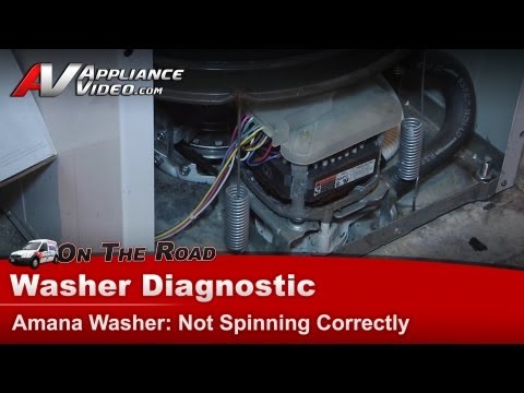Amana Washer Repair: Not Spinning Correctly - Drive Belt