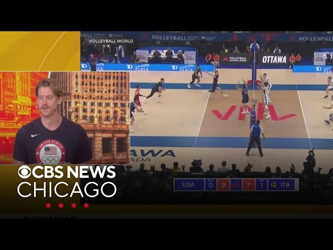 Olympic volleyball star max holt on men’s 2025 Volleyball Nations League’s stop Chicago