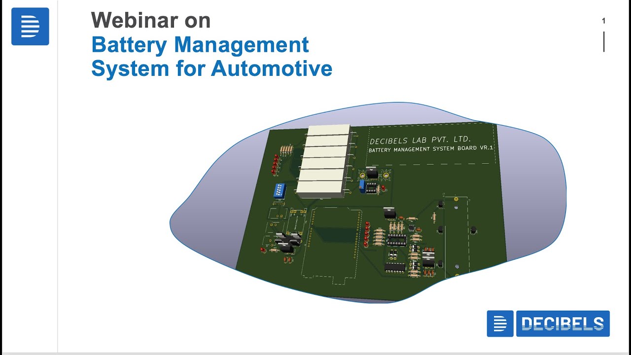Battery Management System for Automotive Webinar
