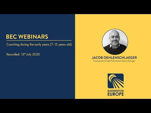 BEC Webinars: Coaching during the early years