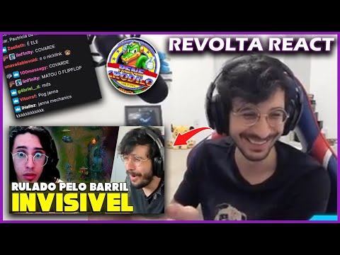 REVOLTA REACT GRAGOLANDIA MELHOR BARRIL INVISÍVEL, REVOLTA TILTADO COM ULT, YONE 1V9 | RENECRODILO