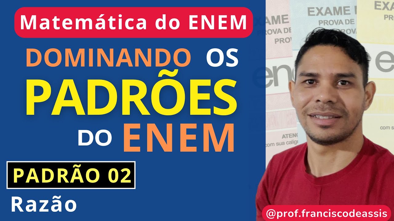 MATEMÁTICA BÁSICA PARA O ENEM- COMO REPRESENTAR UMA RAZÃO #enem #matematicaenem #razãoeproporção