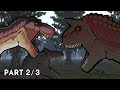 Tarbosaurus and Allosaurus vs Carnotaurus | Animation (Part 2/3)