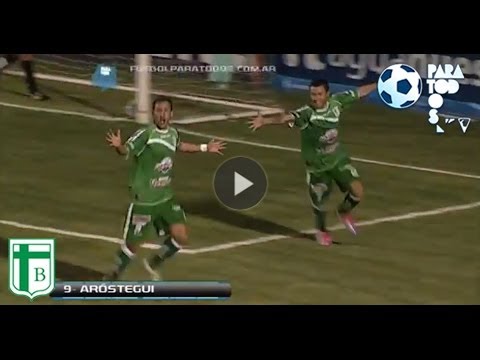 Gol de Aróstegui. Patronato 0 Sportivo 1. Fecha 17. Torneo Primera B Nacional. Fútbol Para Todos