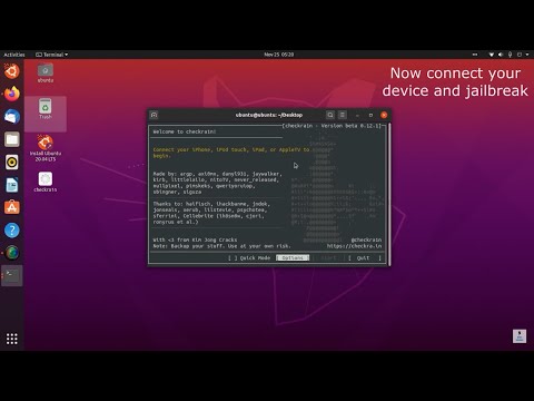 Run Checkra1n 0.12.4 On Linux Ubuntu - Checkrain Jailbreak iOS 12.5.5 ~ iOS 15.3 iPhone 5s to X