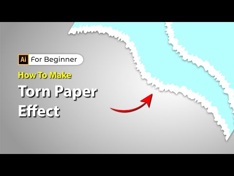 How to Make Torn Paper Effect in Adobe Illustrator