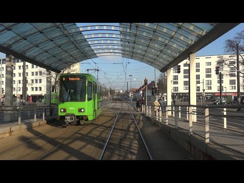 [ÜSTRA] Führerstandsmitfahrt - Linie 3 Wettbergen - Altwarmbüchen | Ein sonniger Wintersonntag