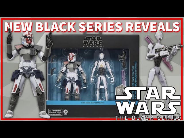 Vídeo relacionado con Star Wars The Black Series ARC Trooper (Infiltrator) & Commando Droid (Training), Battlefront II Figuras de acción Premium coleccionables de 15 cm