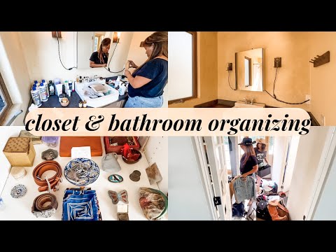 Organizing Lisa's new minimalist closet & bathroom????????????