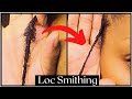 How I LOC SMITH My Own Locs | NO MORE FRIZZ | Loc Smithing
