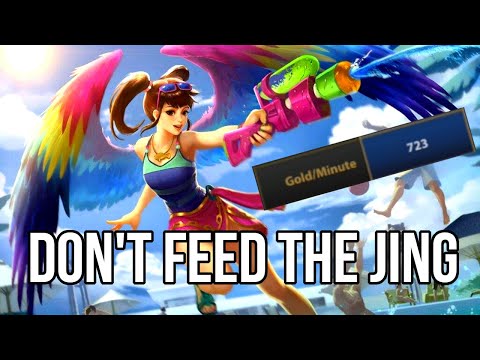 Casual 723 Gold per Minute... THIS IS WHY YOU DON'T FEED JING WEI (Smite S7 Grandmasters Ranked)