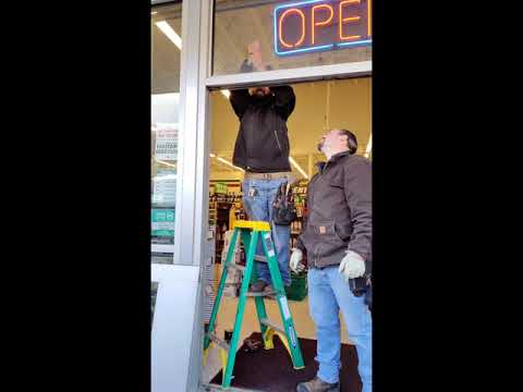 Replacing a Jackson or International center hung or concealed door closer on a storefront glass door