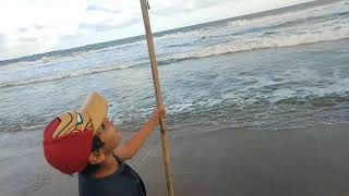 Esse dia na praia foi muito legal!