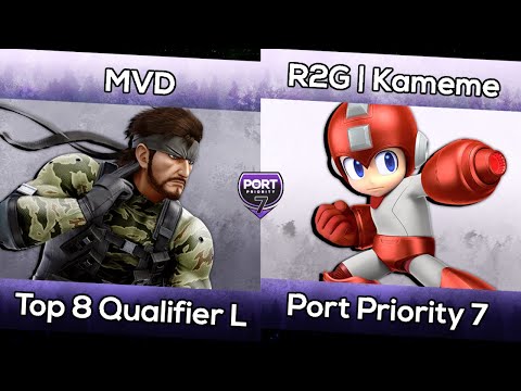MVD (Snake) vs R2G | Kameme (Mega Man, Sora) - Port Priority 7 Losers Top 8 Qualifier