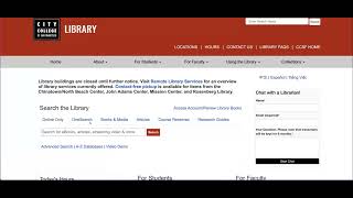 CCSF Library | Using Ebooks