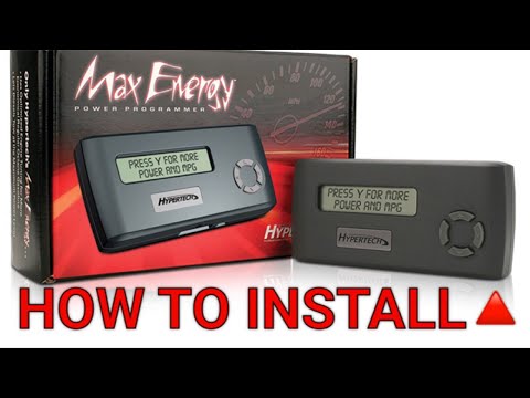 How to Install and Use a Hypertech Max Energy Programmer