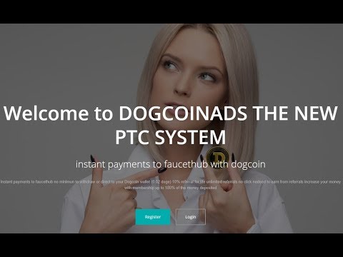 Без вложений  DOGCOINADS PTC SYSTEM платит instant на faucethub