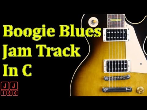 Boogie Blues Jam Track in C