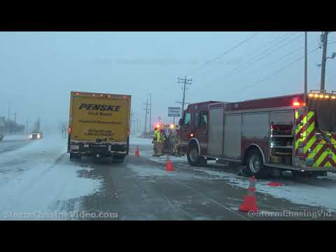 Fargo, ND Winter Blizzard Creates Treacherous Travel - 1/5/2022
