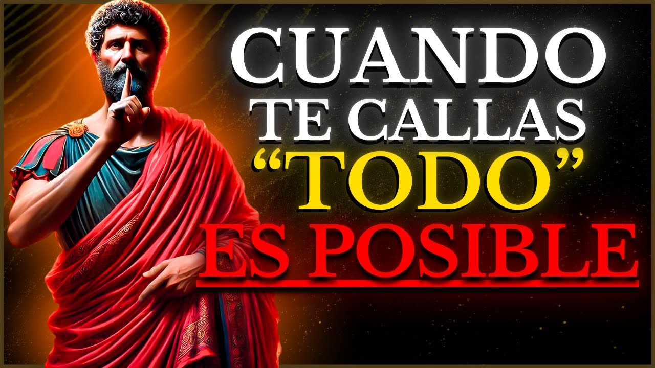 CÁLLATE y ACTÚA Como Si No Tuvieras NADA Que Perder  | ESTOICISMO