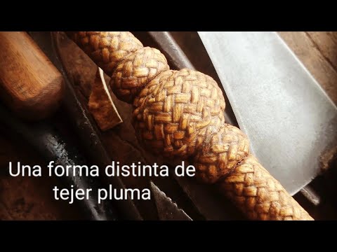 Una forma de tejido pluma poco utilizada y muy sencilla.