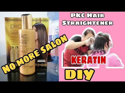 How to apply PKC Hair Keratin+collagen || Hair Straightener || Step by Step tutorial || DIY