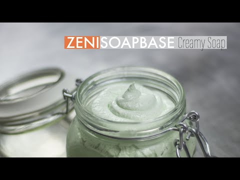 Как приготовить крем-мыло скраб используя мыльную основуZENISOAPBASE Creamy Soap