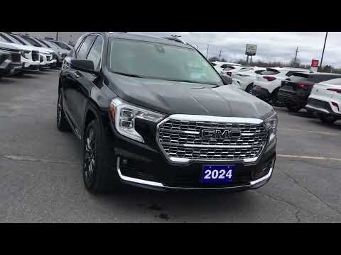 2024 GMC Terrain AWD Denali in Black for sale at Seaway Chevrolet Buick GMC Ltd in Cornwall, ON