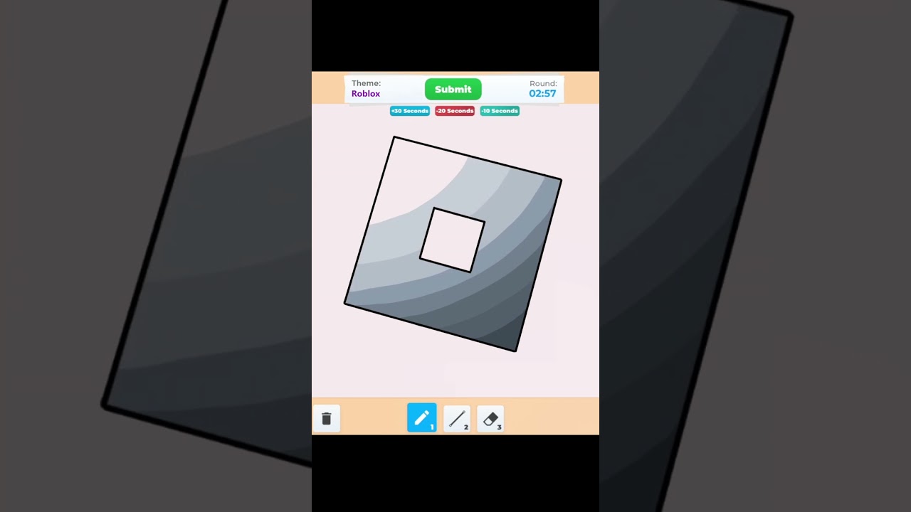 Drawing ROBLOX in Speed Draw ROBLOX ✨#robloxedit #robloxshorts #roblox #speeddrawing #art #speeddraw