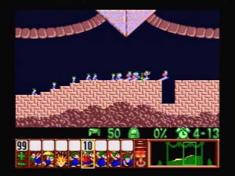 lemmings nes how to play
